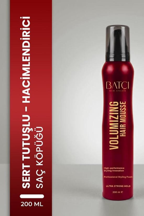 Batçı Esnek Tutuşlu Hacimlendirici ve Bukle Belirginleştirici Saç Köpüğü 200 Ml