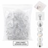 İ17-023 Askı ( 10pcs ) ( Tekli Metal Uçlu ) ( Mika Kristal Pls. Tabanlı ) ( Şeffaf Pvc Yapışkanlı Montaj )
