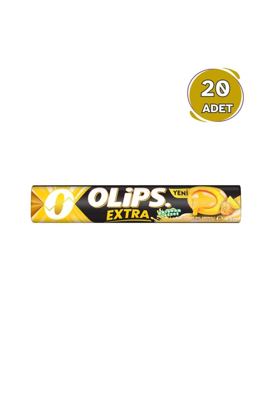 Olips Extra Bal-limon Aromalı Şeker 45 Gr - 20 Adet