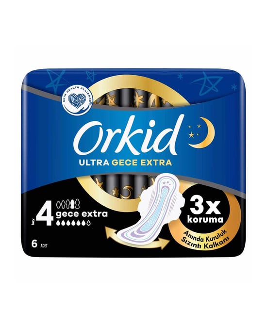 Orkid Hijyenik Ped Ultra 6'lı Gece Extra