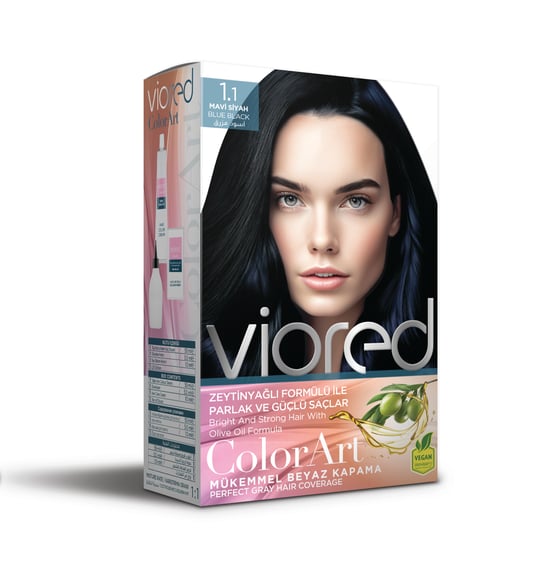 Viored Colorart Set Boya 1.1 Mavi Siyah