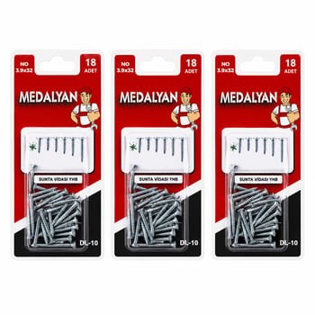 Medalyan Dl-10 ( 3.9x32 ) ( 22pcs ) Matkap Uçlu Vida Yhb