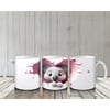 Pembe Duvarı Delen Sevimli Koala – Baskılı Kahve Kupası