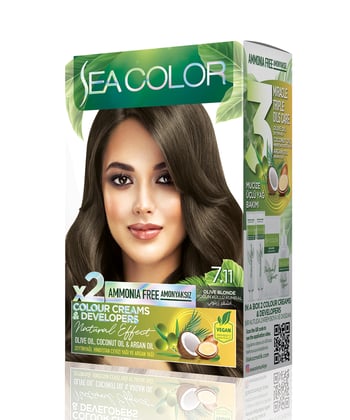 Sea Color Natural Effect Set Boya Amonyaksız 7.11 Yoğun Küllü Kumral