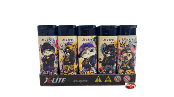 Xlite Jet Kabartma Baskılı Çakmak*50-9025