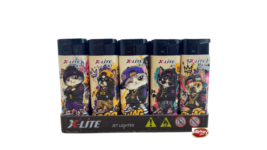 Xlite Jet Kabartma Baskılı Çakmak*50-9025