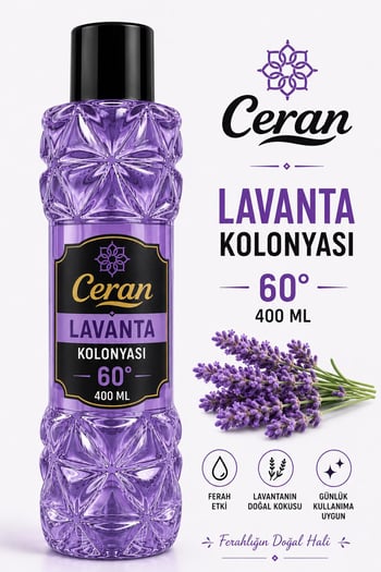 400 Ml Lavanta Kolonyası Pet Şişe