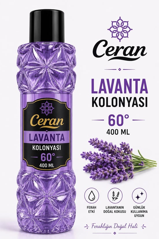 400 Ml Lavanta Kolonyası Pet Şişe