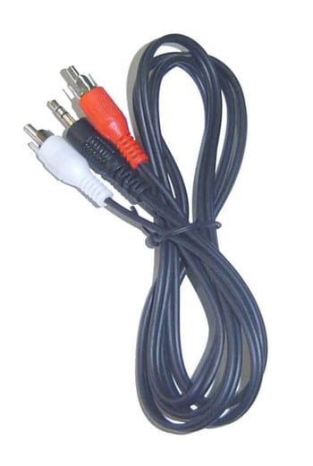 2 Rca 3.5mm Kablo 1.5 Metre G-530a