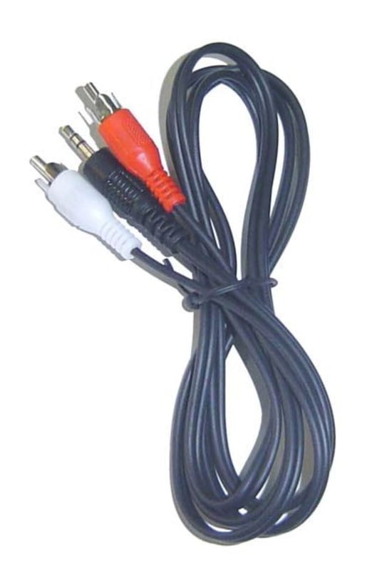 2 Rca 3.5mm Kablo 1.5 Metre G-530a