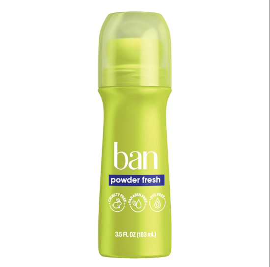 Ban Antiperspirant Deodarant Powder Fresh Roll-on 103 Ml