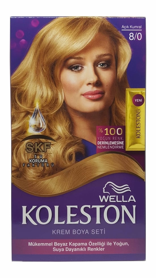 Koleston Kit Saç Boyası Acik Kumral 8 0