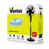 Ventus ( 16" İnç ) ( Ev Tipi ) Ayaklı Vantilatör ( 45w ) ( 5 Pls.pervane ) ( 3 Kademe Hız ) Fan