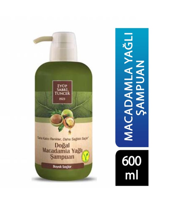 Eyüp Sabri Tuncer Doğal Şampuan 600 Ml Macadamia Yağlı Pet Şişe