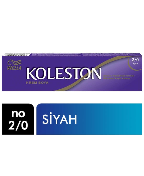 Koleston Saç Boyası Tüp no 2/0 Siyah