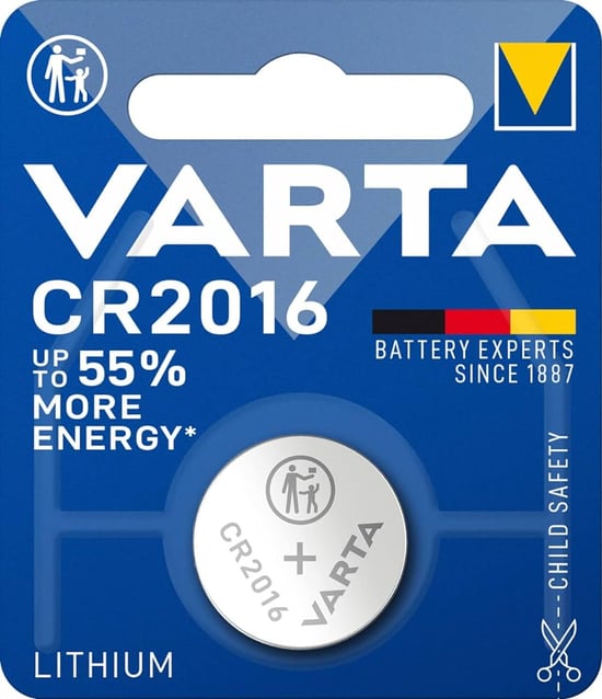 Varta Cr2016 Tekli Para Pil