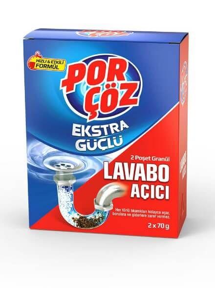 Porçöz Lavabo Açıcı Granül 2X50 Gr