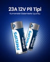 Philips Alkalin 12v Kumanda Pili A23 Mn21 5'li Blister