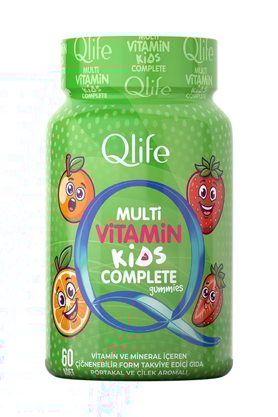 Kids Multivitamin Complete Gummies - Çocuklar İçin Multivitamin Çiğnenebilir 90 Adet