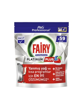 Fairy Professional Platinum Plus Bulaşık Makinesi Tableti 59'lu