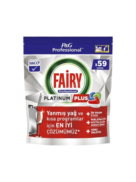 Fairy Professional Platinum Plus Bulaşık Makinesi Tableti 59'lu