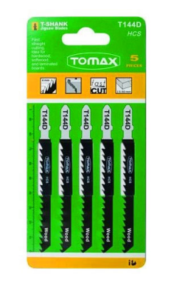 Tomax T-144d ( Ahşap ) ( 5pcs ) Dekopaj Bıçak Wood Dekobaj ( Hcs ) ( 4mm Testere ) ( 5-50mm Kalınlık Kesici )