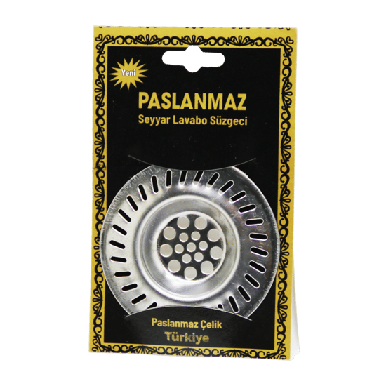 Krt-1080 Paslanmaz Seyyar Metal Lavabo Süzgeçi