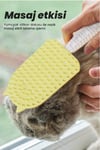 Ata Home Silikon Kedi Köpek Tarağı Tüy Toplayıcı Tarak Kısa Tüylü Kediler için Tüy Toplama Fırçası Tarak