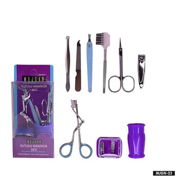 Mujgan Mjgn-23 ( 9pcs ) Kutulu Bardak Manikür Seti