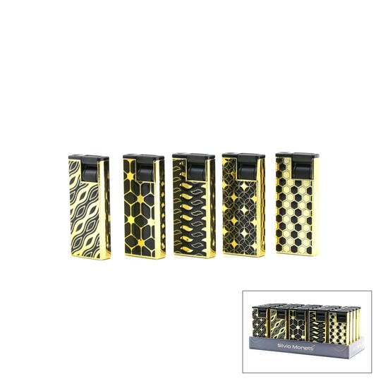 Silvio Monetti Sm-222p ( H ) ( Zigzag Desen ) ( Rüzgar ) Pürmüz Çakmak
