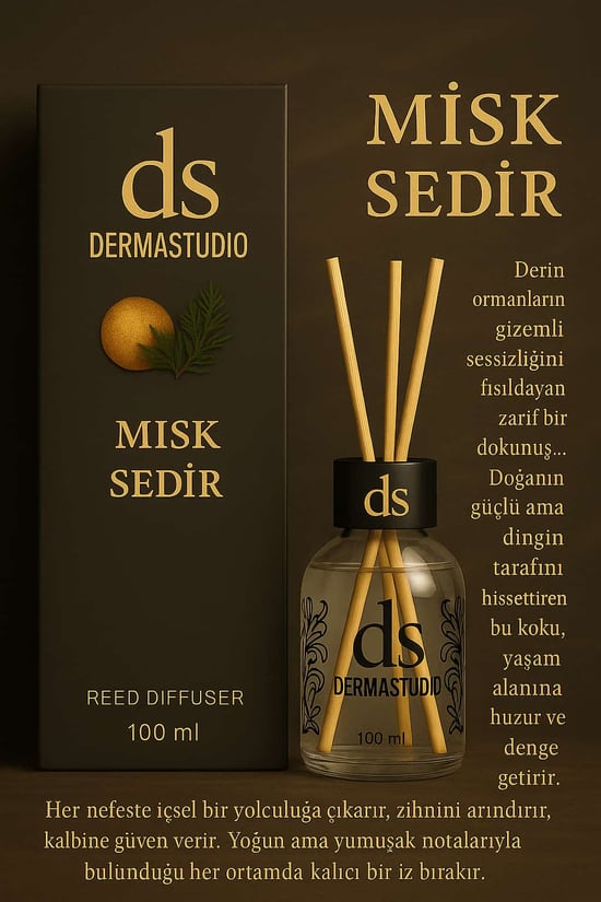 Dermastudio Mısk Sedir 100Ml Bambu Ortam Kokusu