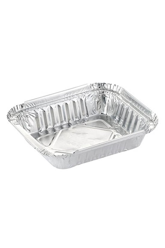 Alüminyum Kap 250 gr Dikdörtgen 100 Adet