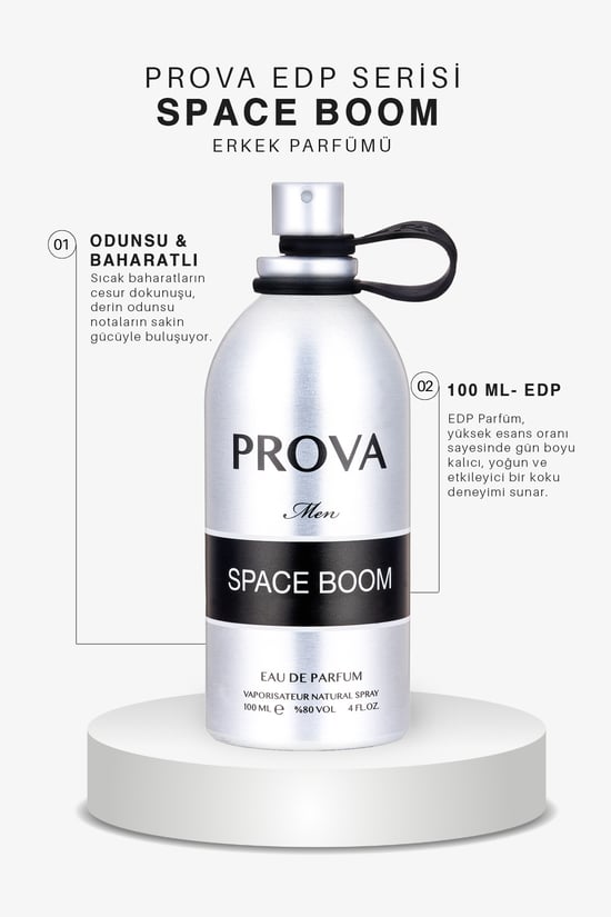 Prova Space Edp Baharatlı Odunsu Erkek Parfüm 100 Ml