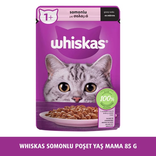 Whiskas Somonlu Poşet Mama 85 gr