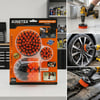 Kinetex Ktx-3375 ( 3pcs Set ) Matkap Fırçası (1/4" & 6.3mm) (büyük Düz= 4" İnç ) (yuvarlak= 3.5" İnç) (uç Fırça= 2" İnç)