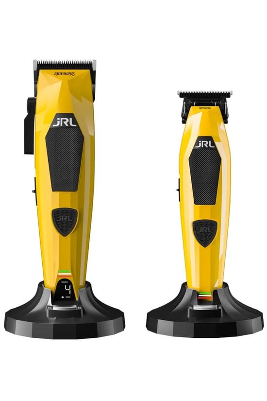 Jrl Diamante Collection Profesyonel Saç Kesim ve Çizim 8200 Rpm Tıraş Makinesi Seti Sarı