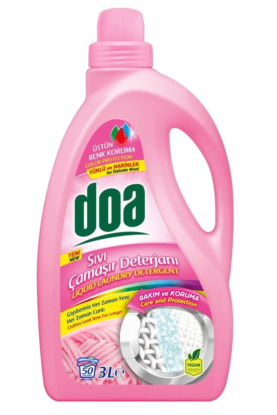 Doa Sıvı Çamaşır Deterjanı Yünlü ve Narinler 2700 Ml