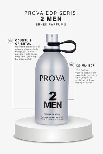 Prova 2 Men Edp Odunsu Erkek Parfüm 120 Ml