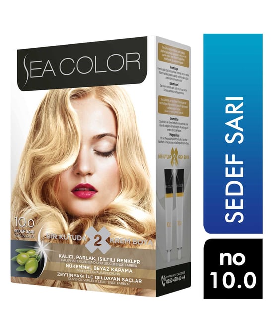 Sea Color Saç Boyası 10.0 Sedef Sarı