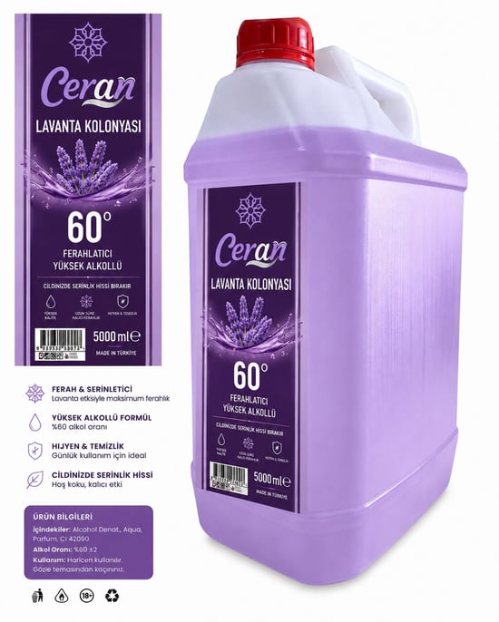 5 Litre Lavanta Kolonyası