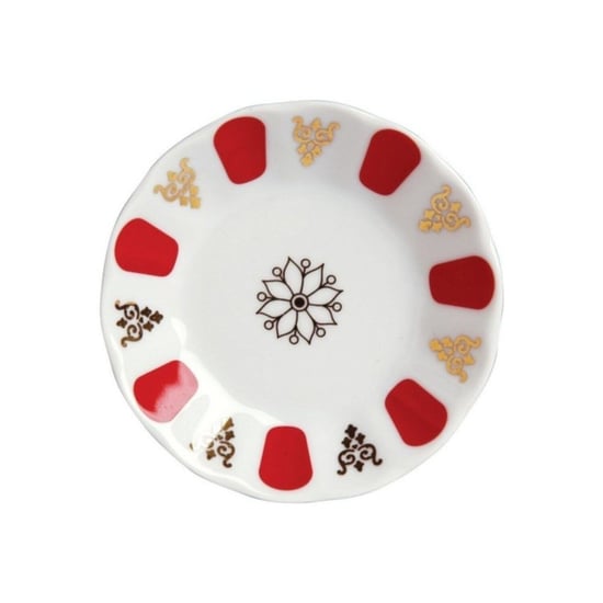 Akel Kahveci Çay Tabak Desenli-melamin Kahveci Çay Tabağı