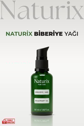 Naturix  %100 Doğal Dökülme Karşıtı Biberiye Saç Yağı 50 ml