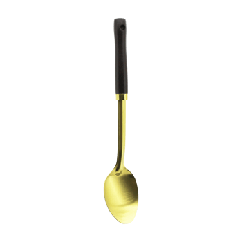 Newlife Clkn-2321 ( Altın & Gold ) ( Metal ) ( Servis Kaşık ) ( Ahşap Saplı ) ( 36.5cm )