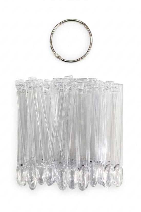 Ocean Renk Kartelası 50'li Şeffaf Asu-959s
