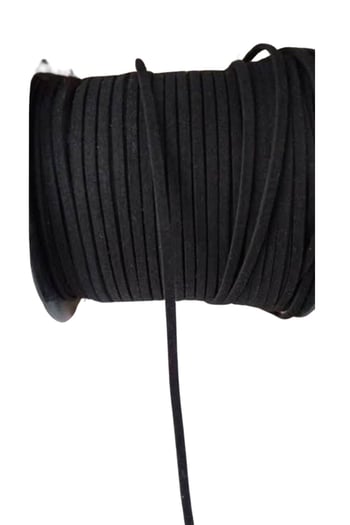 Güderi İp 1 Mm Siyah 5 Metre