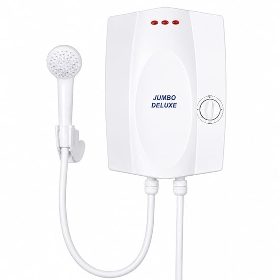 Jumbo Deluxe ( Beyaz ) ( Elektrikli ) Şofben ( 7 Emniyetli ) ( Su Isıtmada %35 Tasarruf ) ( 8000w )