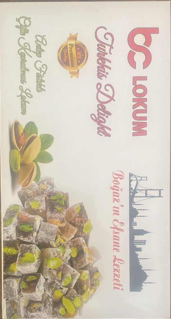 Eyyübi Bc Antep Fıstıklı Çifte Kavrulmuş Lokum 500 Gr
