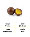 Lokumani Sütlü Çikolata Kaplı Limon Aromalı Lokum Draje 150 Gr