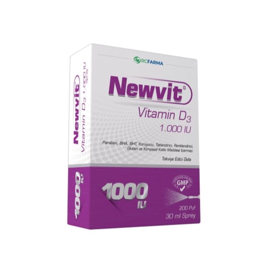 Newvit Vitamin D3 1000 Iu Sprey 30 Ml
