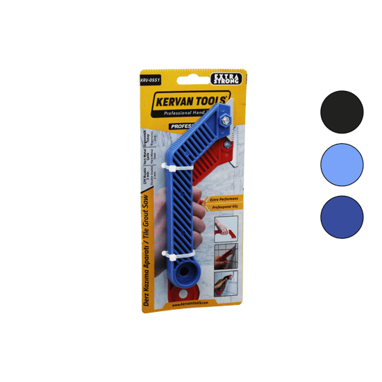 Kervan Tools Krv-0551 Derz Kazıyıcı ( Çift &testere Ağızlı & 2mm ) ( Askılık Delikli Plastik ( L )